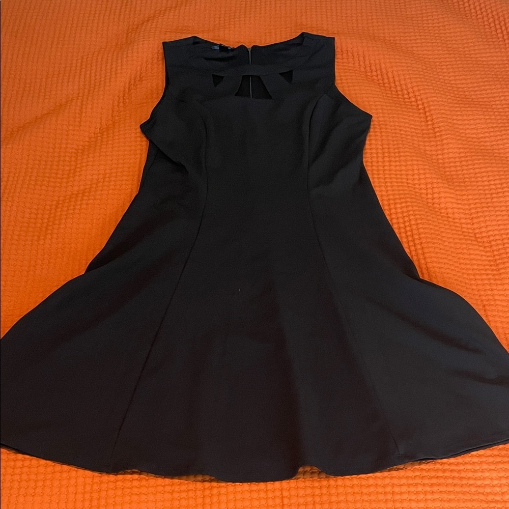 Alyx Elegant Black Cutout Mini Dress